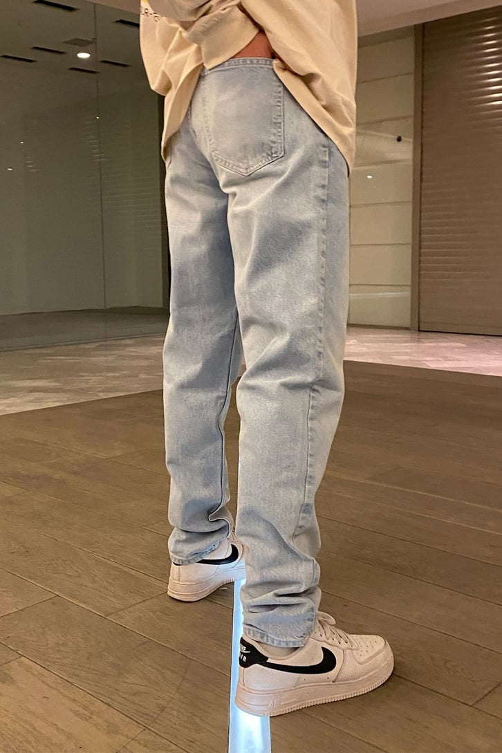 Sky Blue Basic Premium Jean