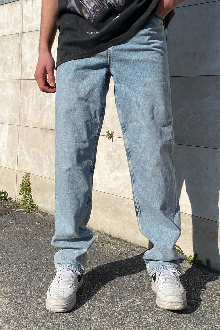 Sky Blue Boru Paça Premium Jean