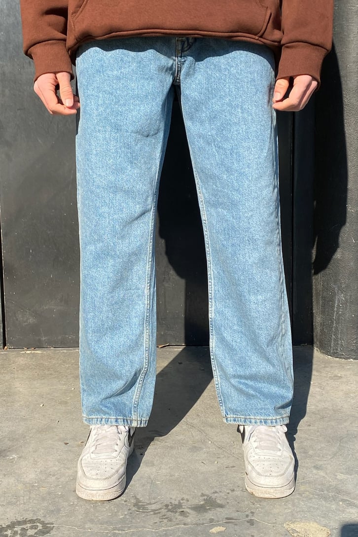 Sky Blue Losse Fit Jean