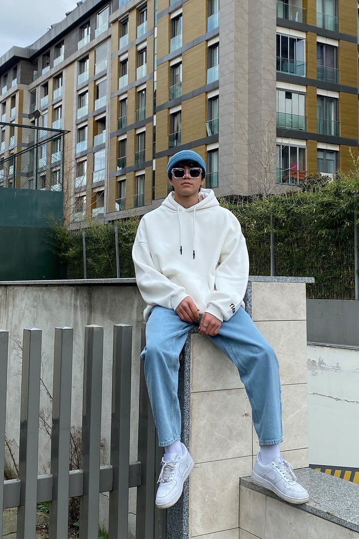 Sky Blue Mom Fit Jean