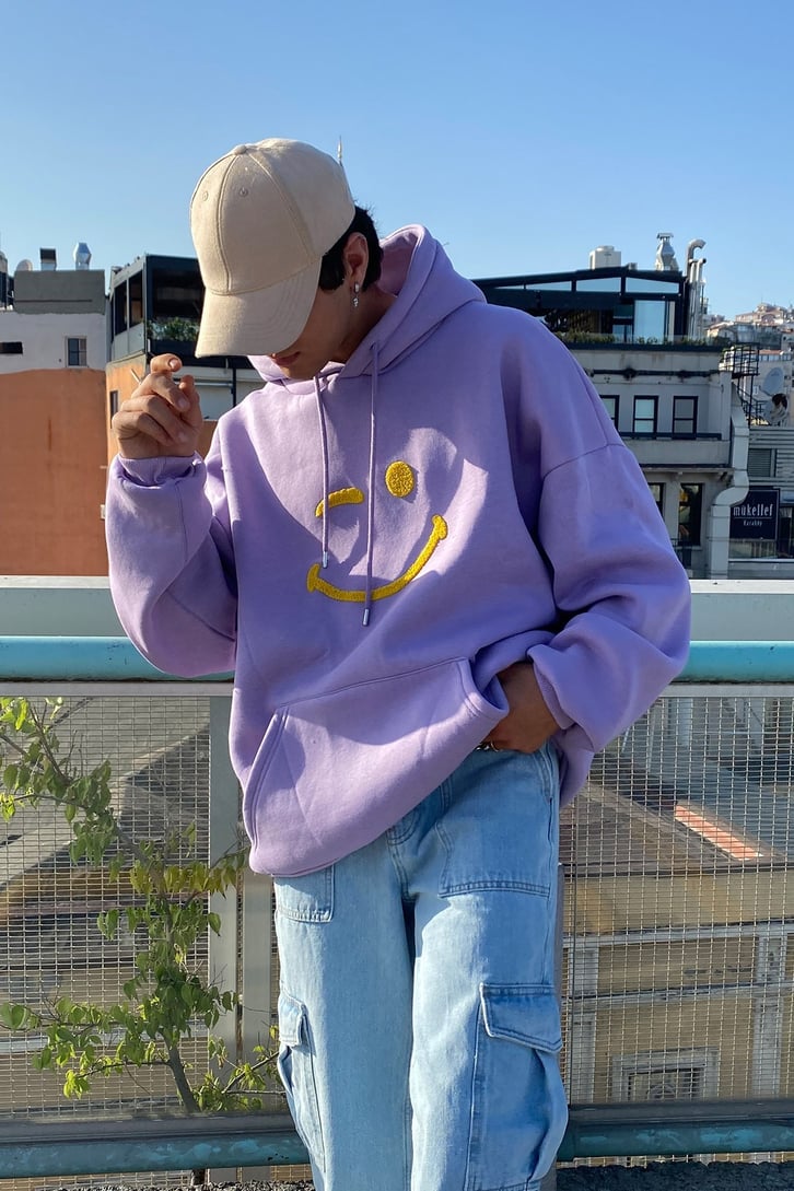 SMILE BASKILI OVESIZE HOODIE