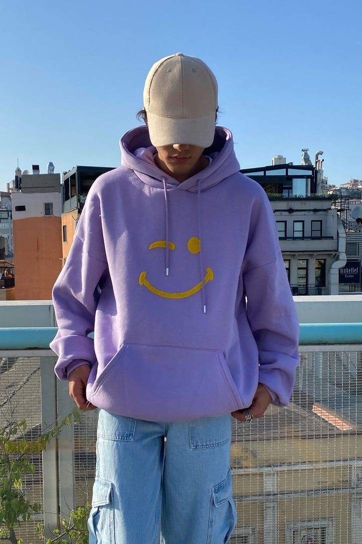 SMILE BASKILI OVESIZE HOODIE