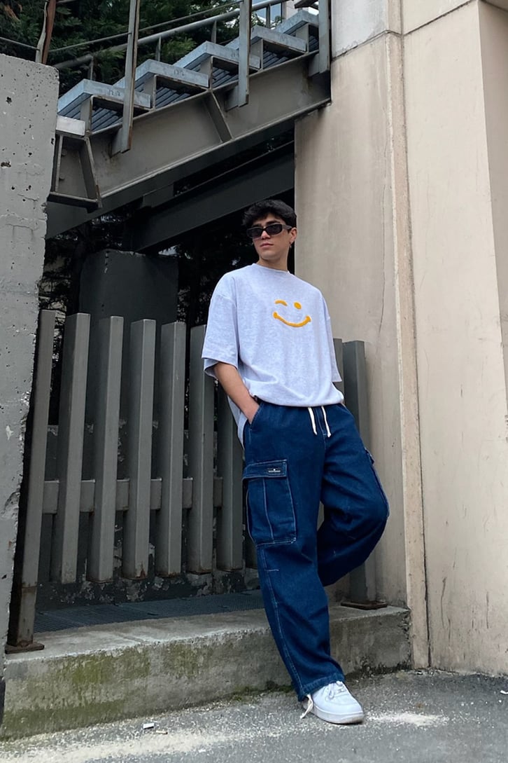 Smile Oversize Grimelanj Tshirt