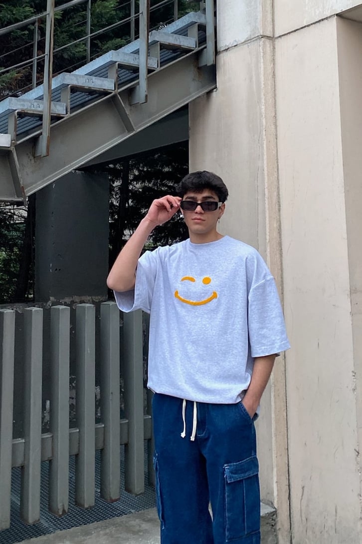 Smile Oversize Grimelanj Tshirt