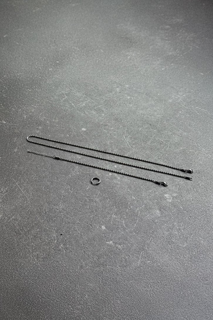 Snake Model Gümüş Set