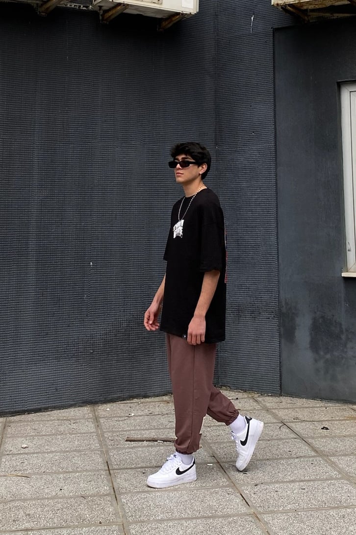 Snake Printed Oversize  Tshirt