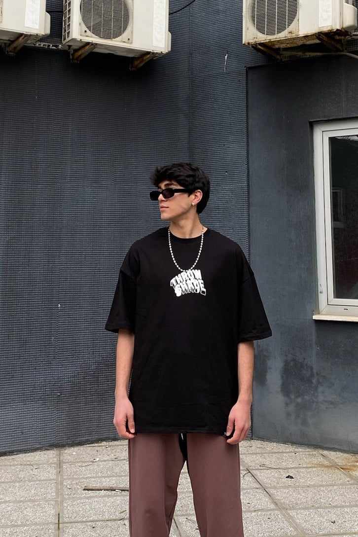 Snake Printed Oversize  Tshirt