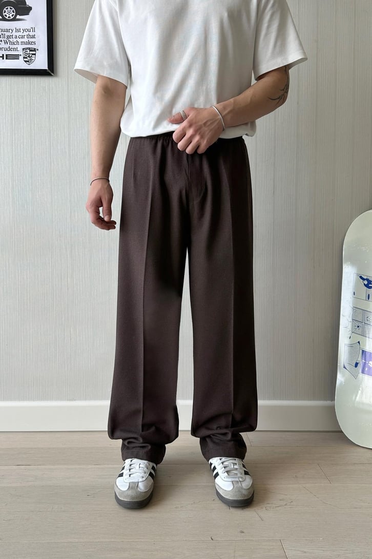 Snug Bel Lastikli Ham Keten Pantolon