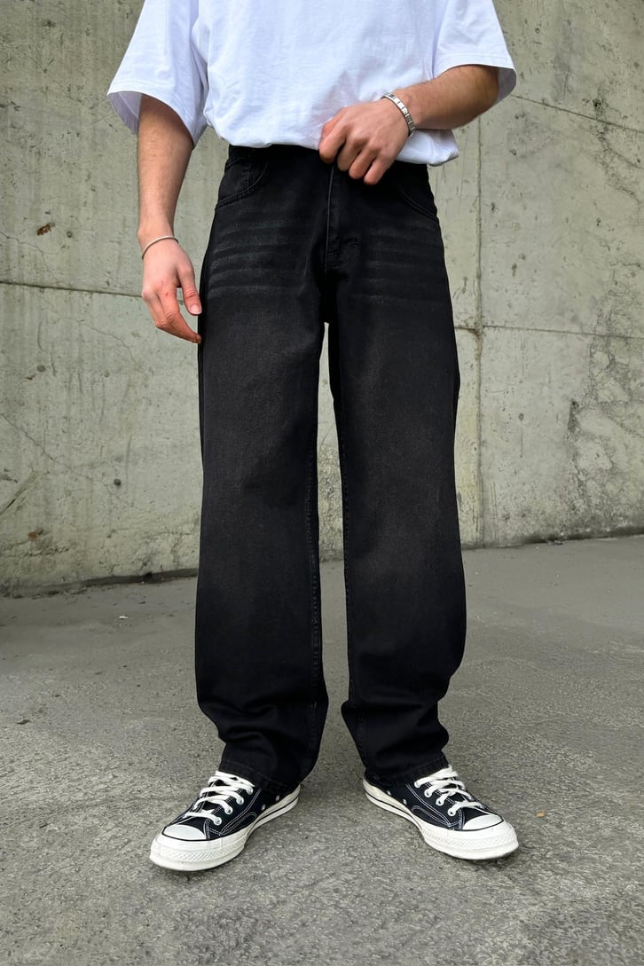 Soldurma Detaylı Yıkamalı Regular Jean