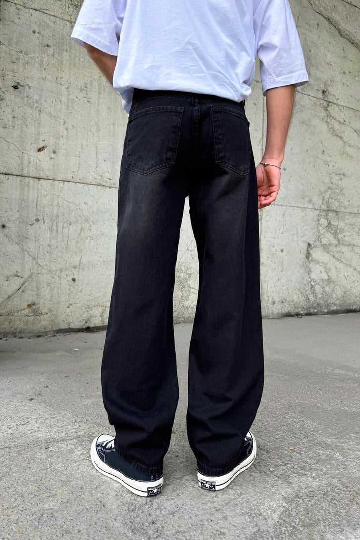 Soldurma Detaylı Yıkamalı Regular Jean