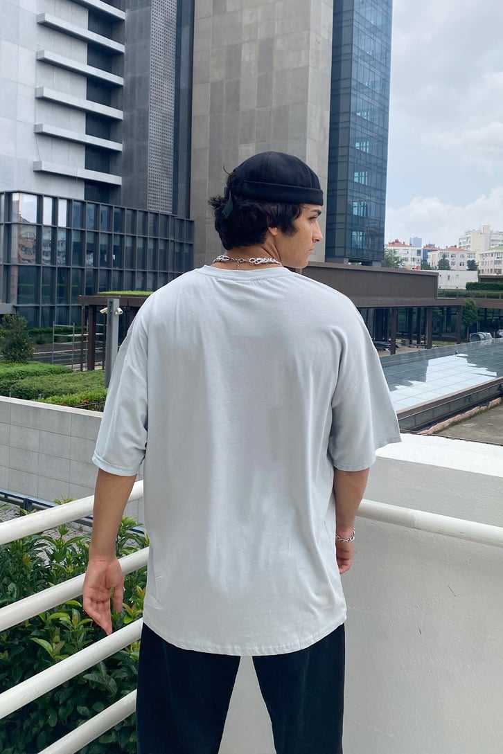 Space Jam Baskılı Oversize Tshirt