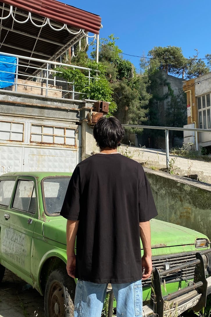 Spalding Baskılı Oversize Tshirt