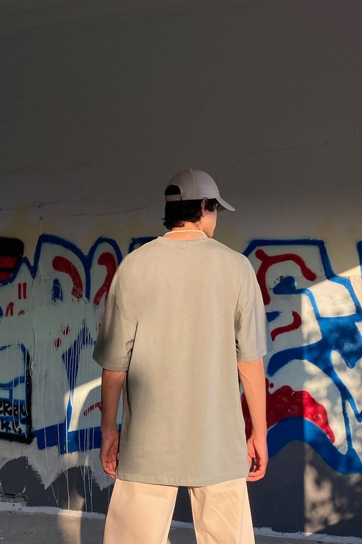 Spalding Baskılı Oversize Tshirt