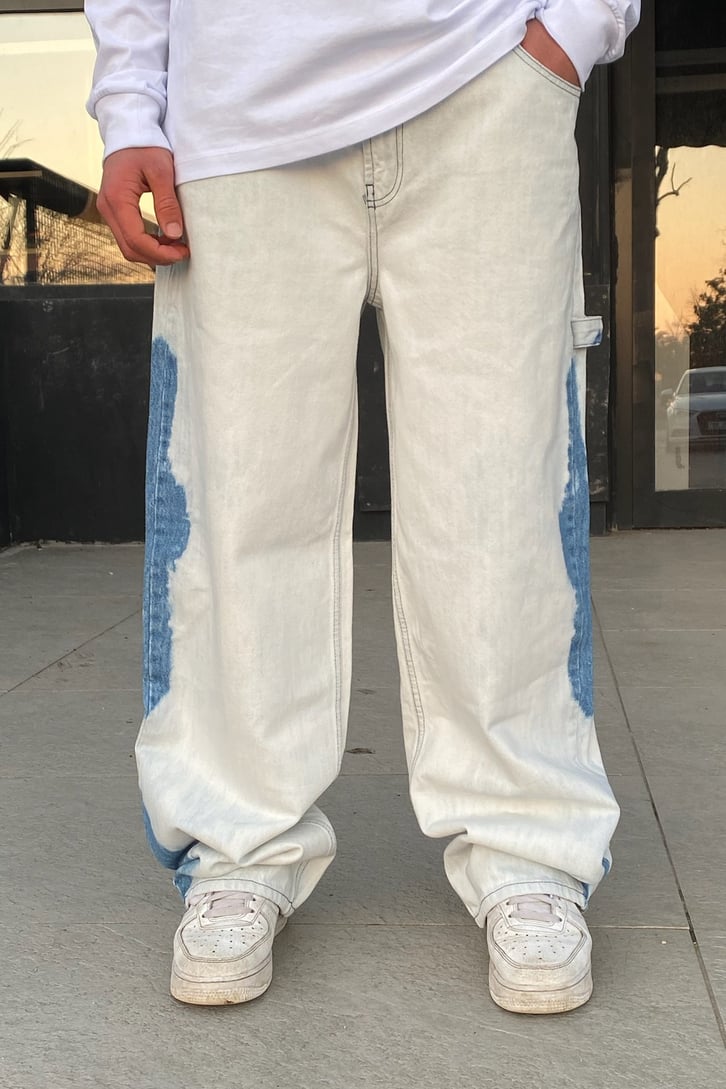 Special Edition Cloud Tie-Dye Baggy Jean