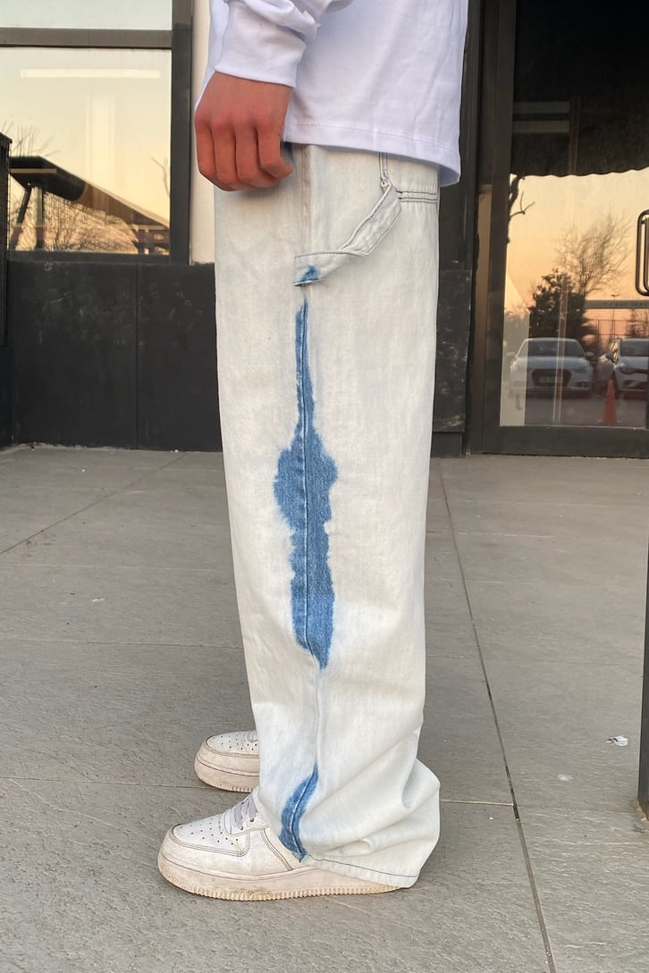 Special Edition Cloud Tie-Dye Baggy Jean