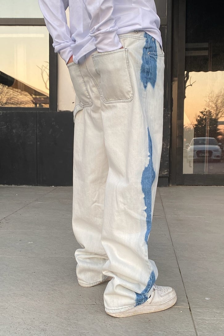 Special Edition Cloud Tie-Dye Baggy Jean