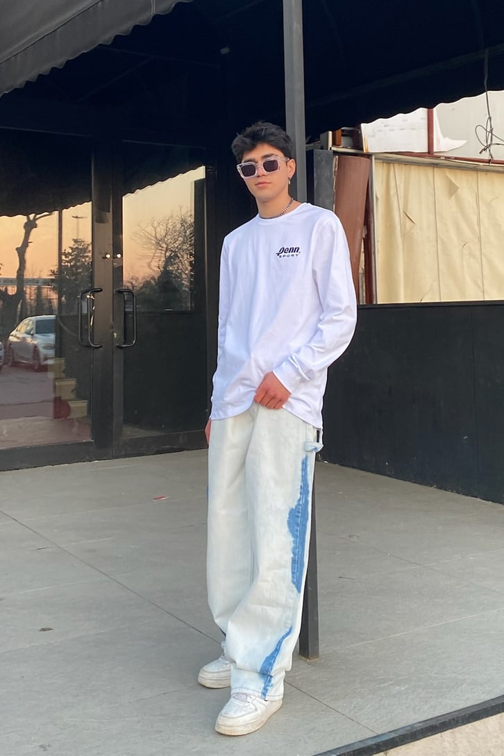 Special Edition Cloud Tie-Dye Baggy Jean