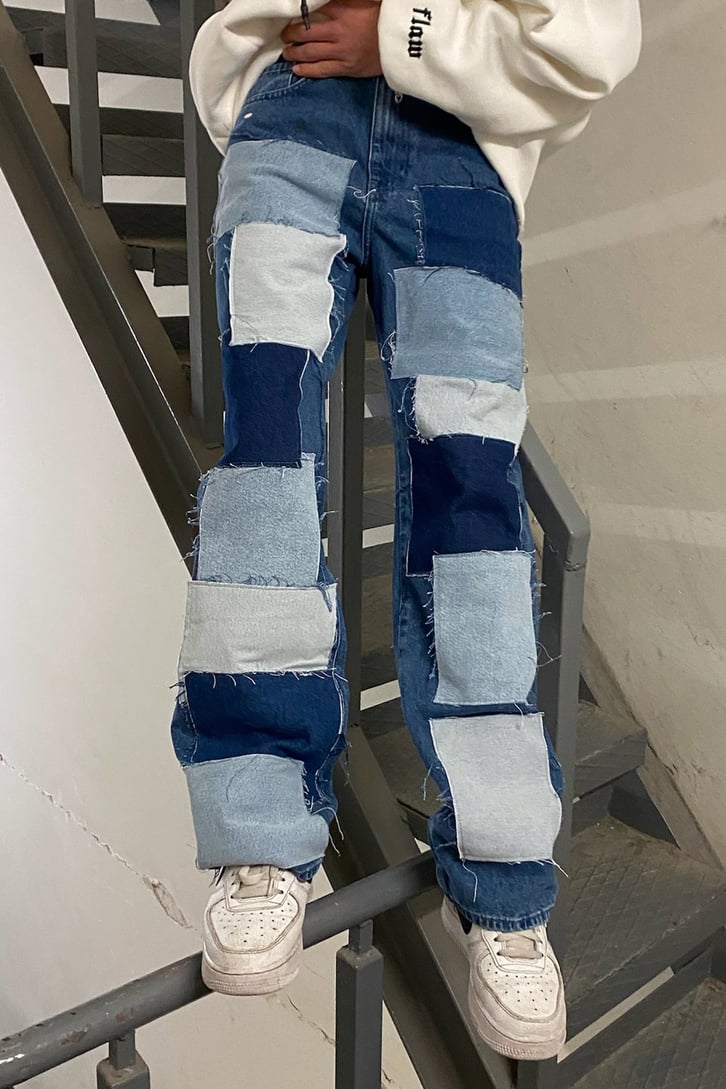Special Edition Patchwork Premium Losse Fit Jean