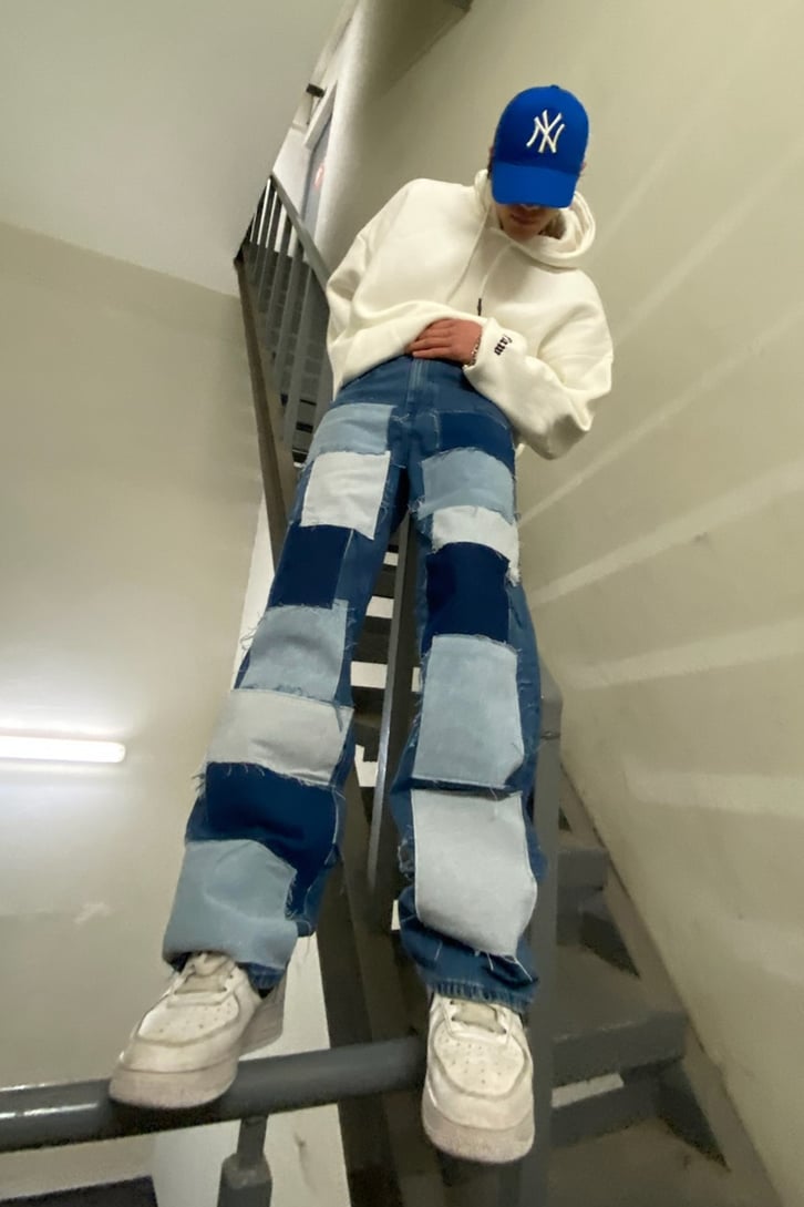 Special Edition Patchwork Premium Losse Fit Jean