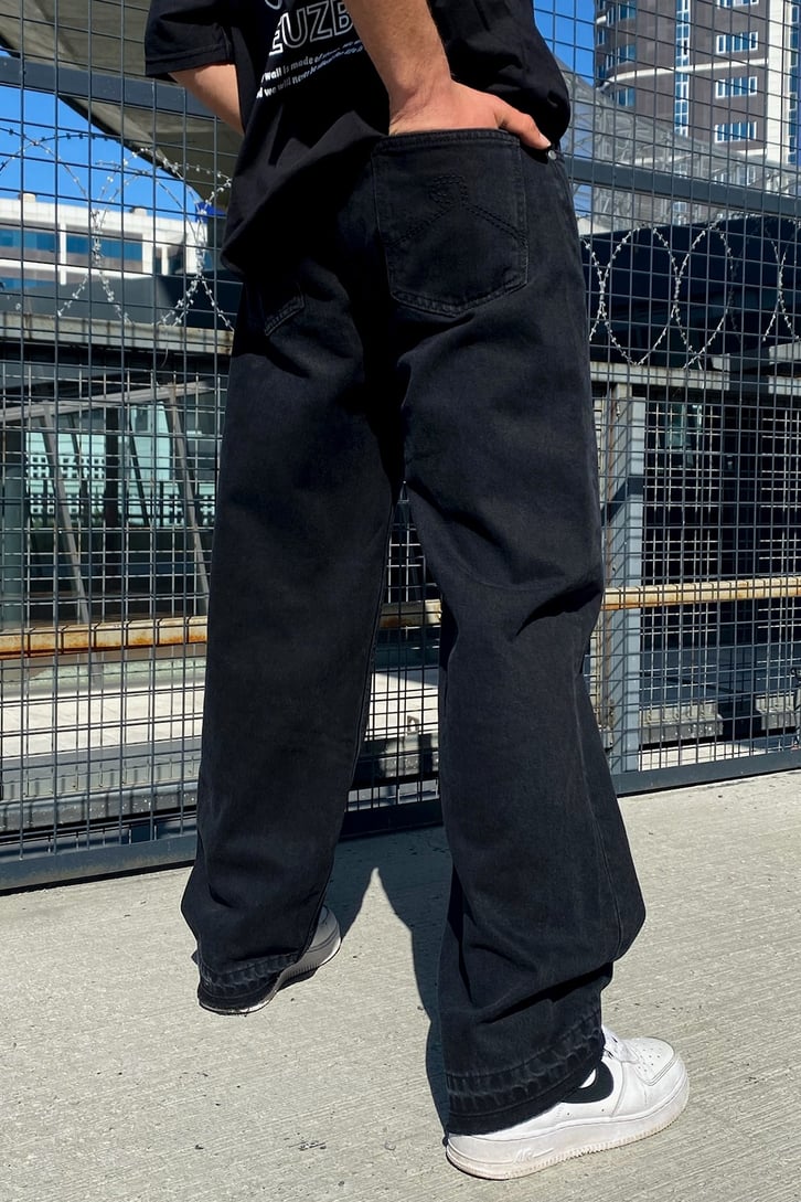 Special Edition Siyah Extra Baggy Jean