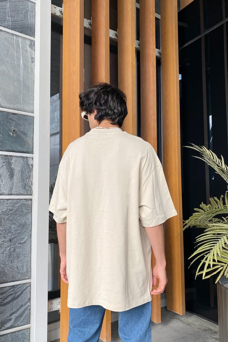 Spectacular Snake Baskılı Oversize Tshirt