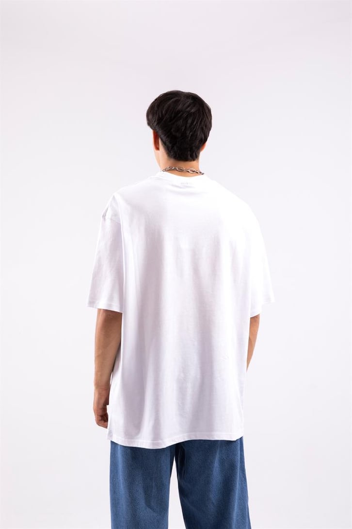 Spmd Baskılı Oversize Tshirt