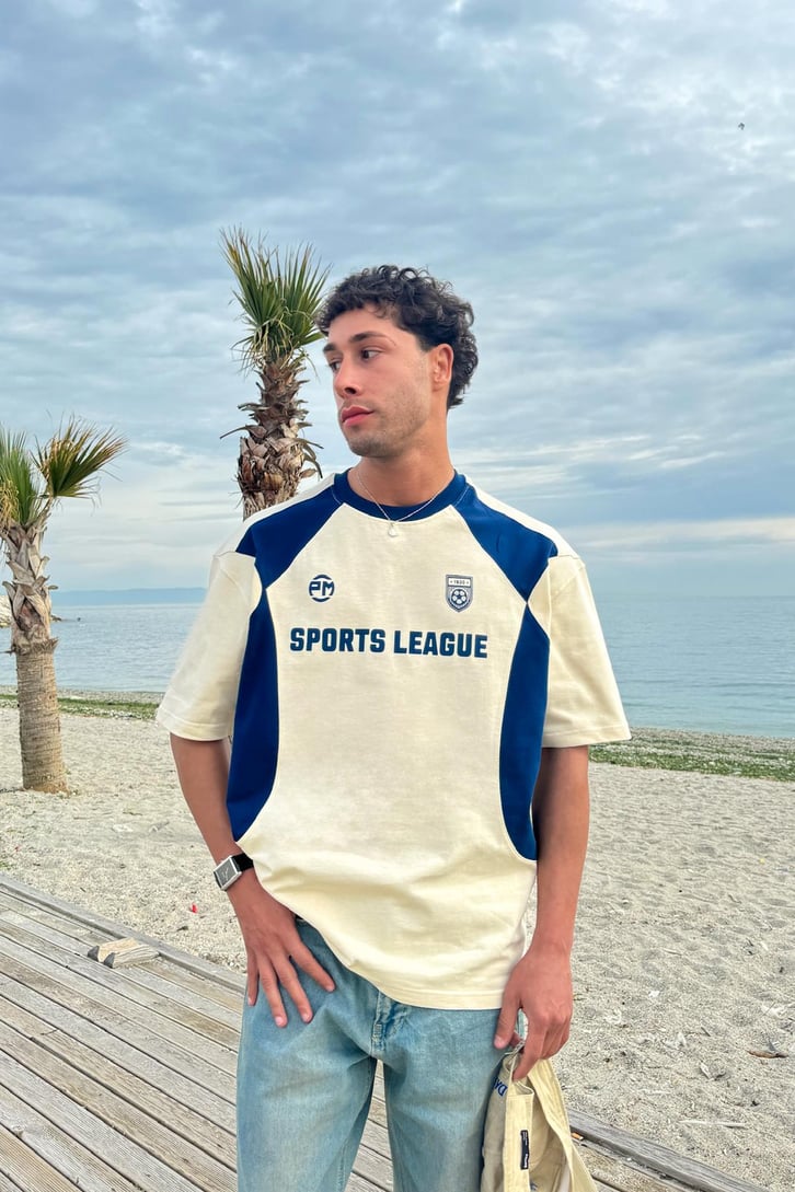 Sports League Baskılı Tişört