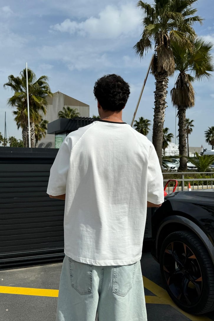 Sports Official Baskılı Oversize Tişört