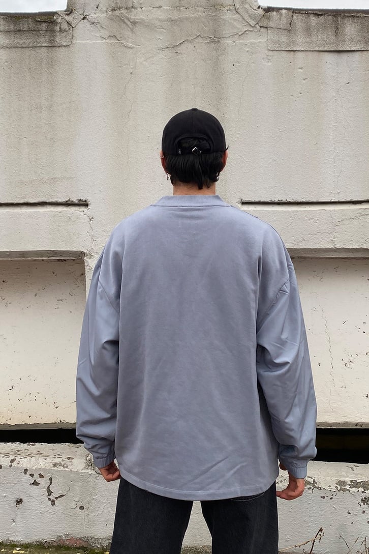 SPPLY Overisize Gray Sweatshirt