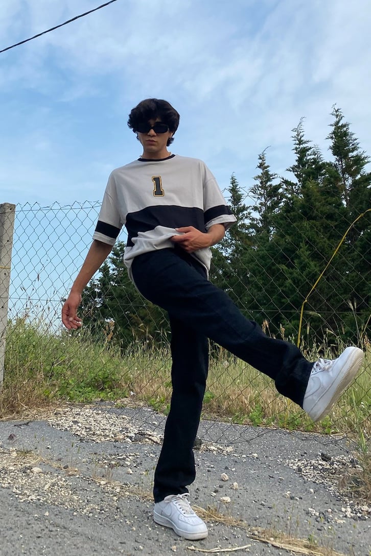 Stance 1 Baskılı Beyaz Tshirt