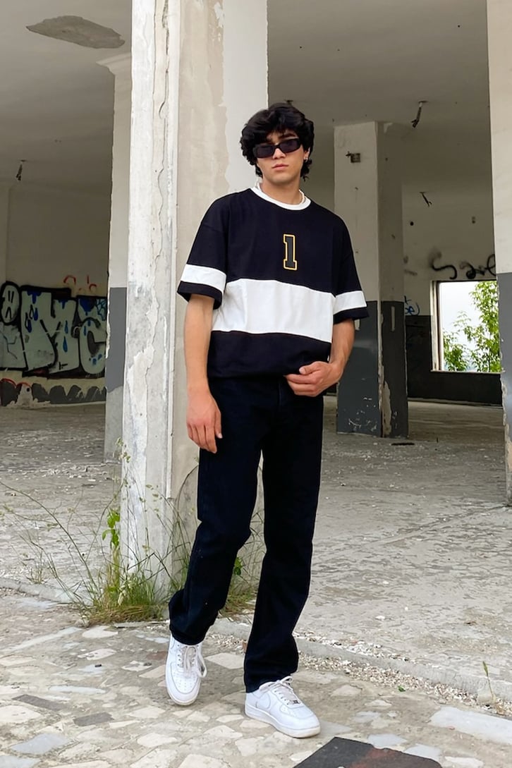 Stance 1 Baskılı Beyaz Tshirt