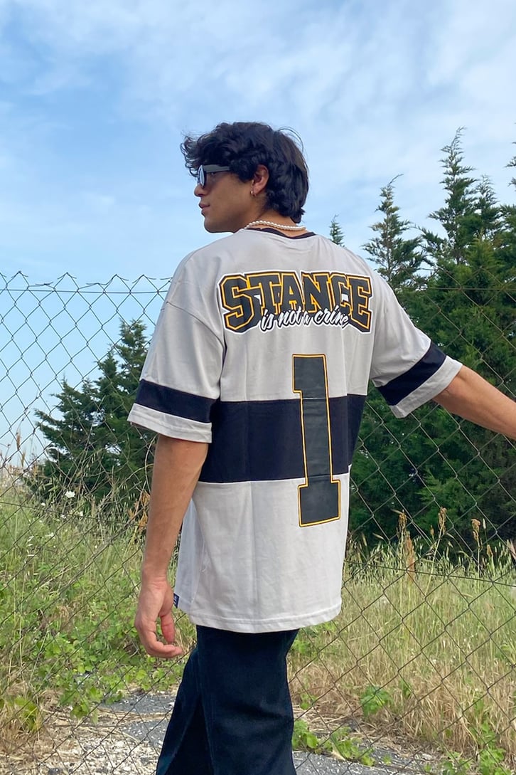 Stance 1 Baskılı Beyaz Tshirt