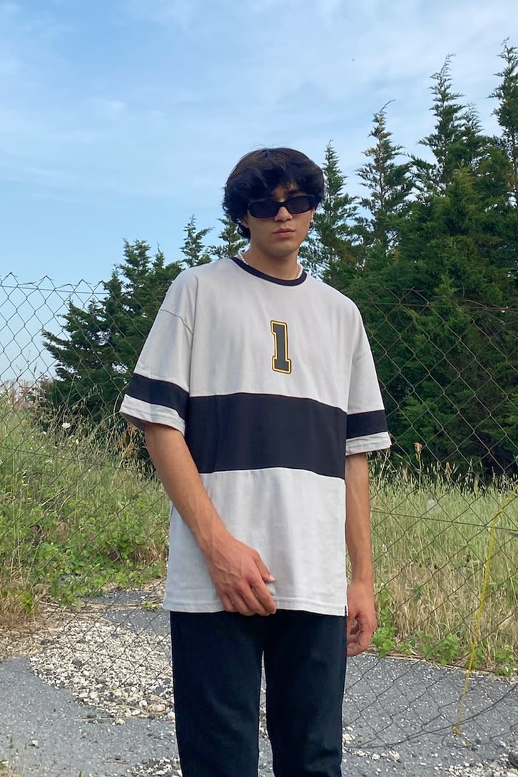 Stance 1 Baskılı Beyaz Tshirt