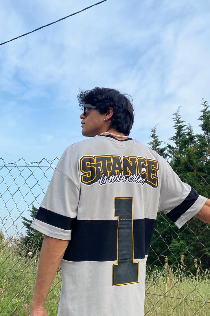 Stance 1 Baskılı Beyaz Tshirt