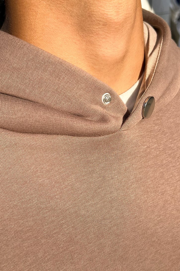 Statue Sırt Baskılı Oversize Sweatshirt