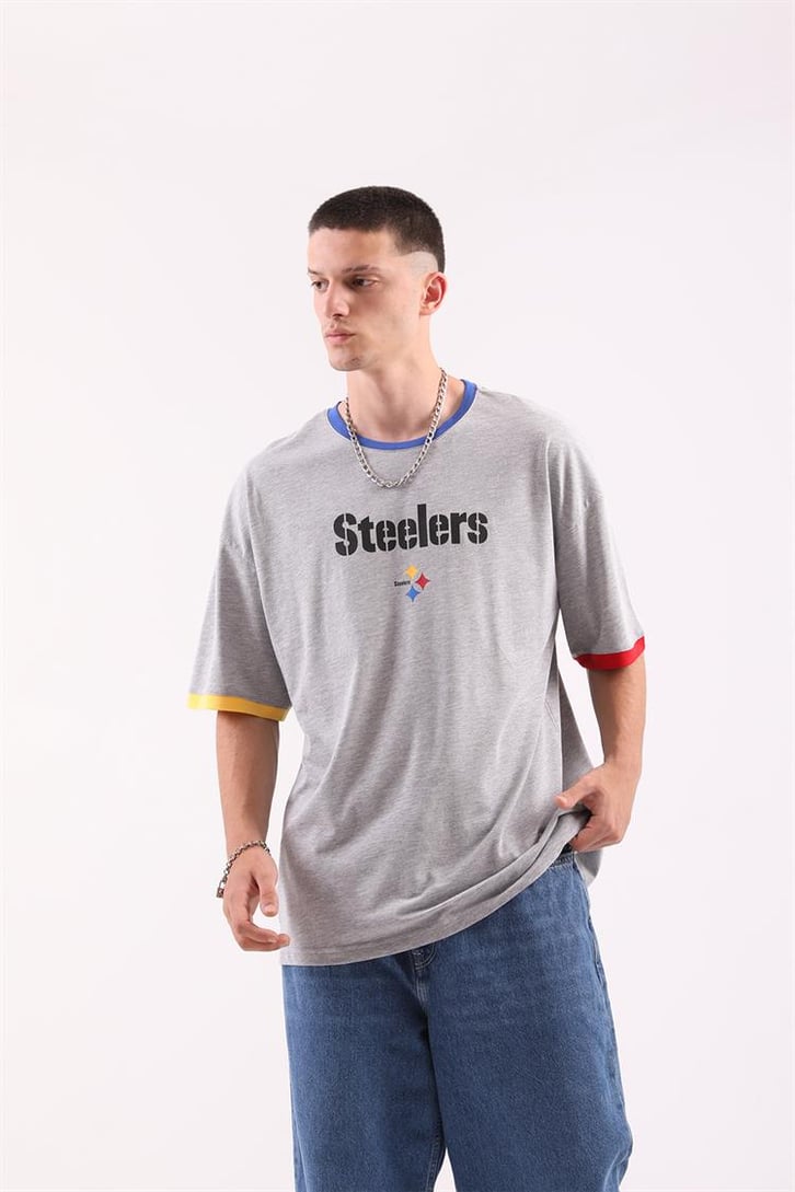 Steelers Baskılı Oversize Tshirt