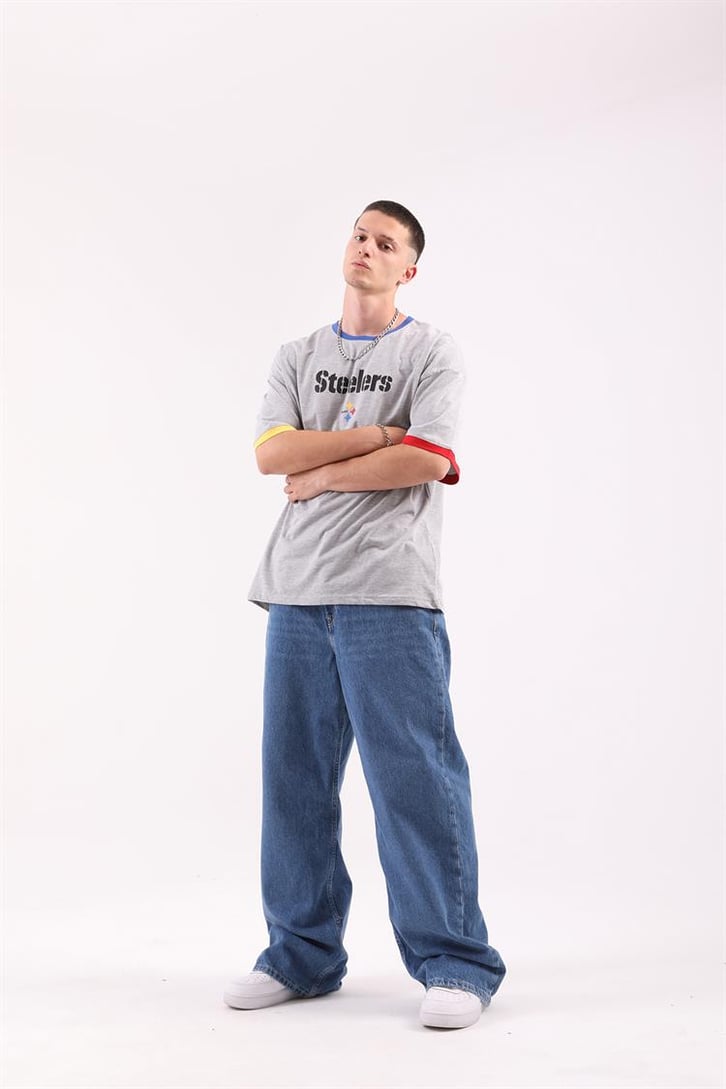 Steelers Baskılı Oversize Tshirt