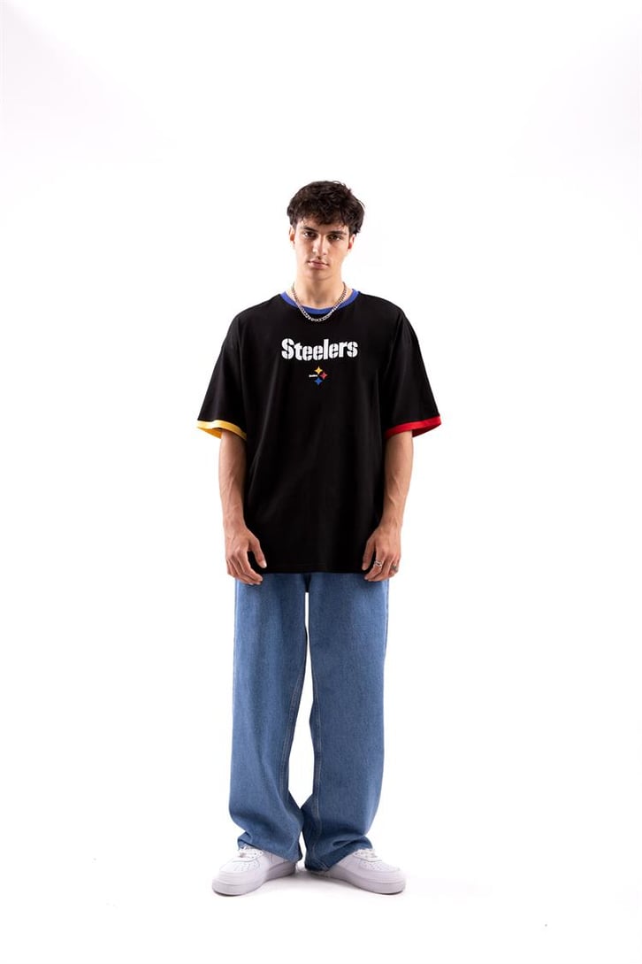 Steelers Baskılı Oversize Tshirt