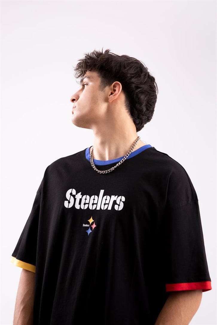 Steelers Baskılı Oversize Tshirt
