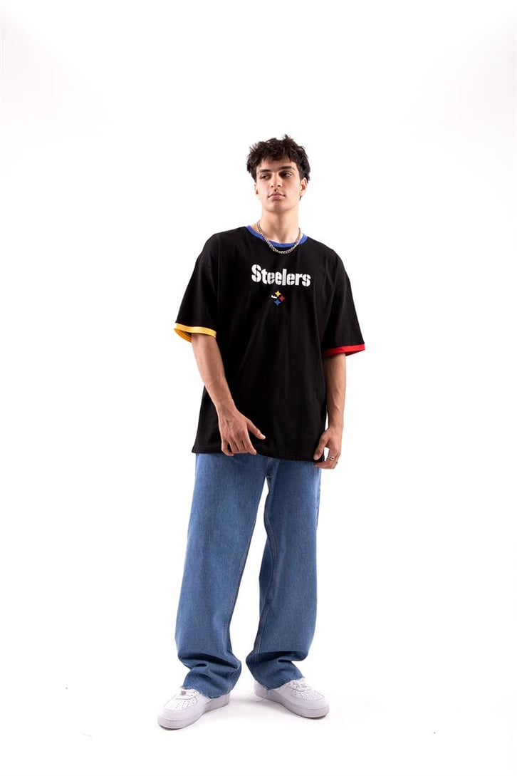 Steelers Baskılı Oversize Tshirt