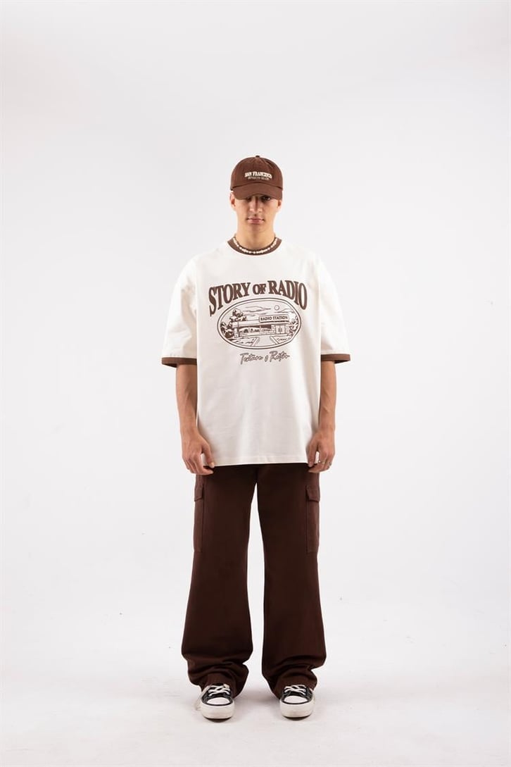 Story of Radio Baskılı Oversize Tshirt