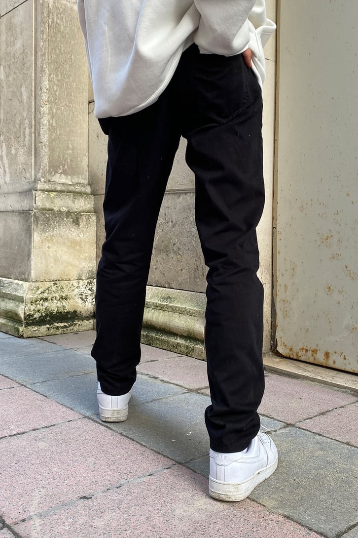 Straight Fit Siyah Skate Pant