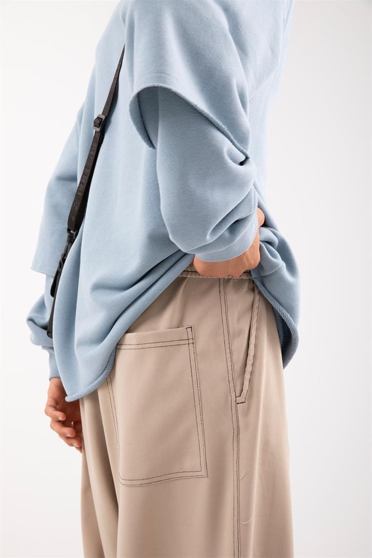 Street Açık Mavi Long Sleeve Sweatshirt