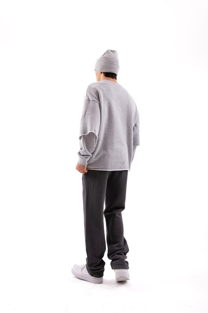 Street Gri Melanj Long Sleeve Sweatshirt