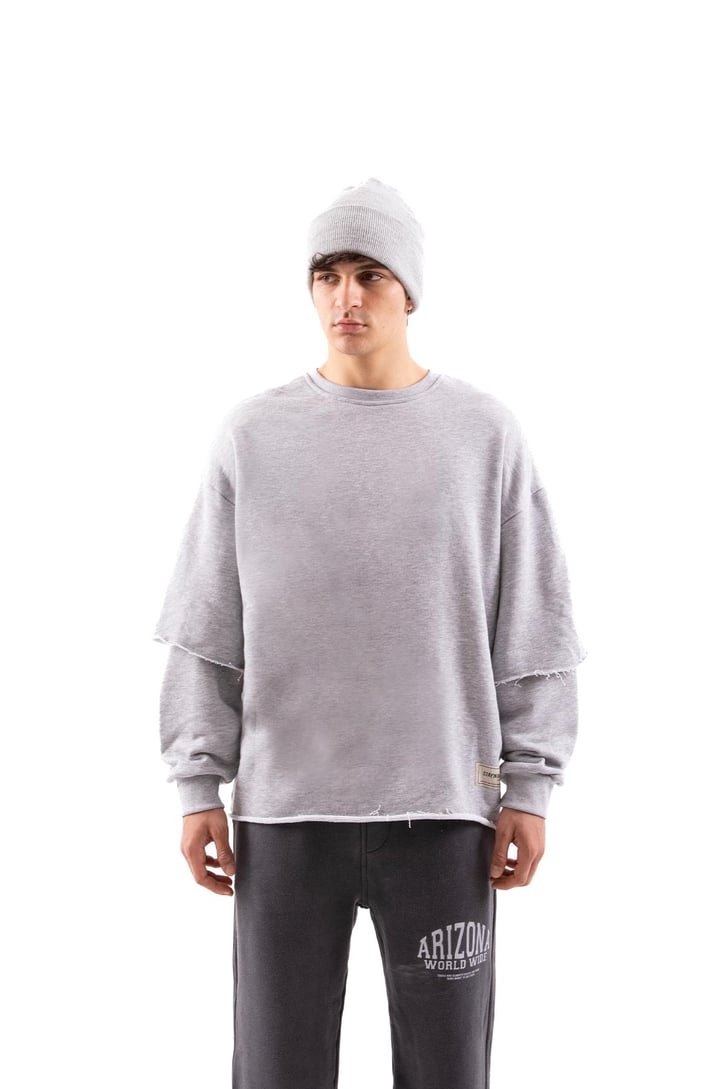 Street Gri Melanj Long Sleeve Sweatshirt