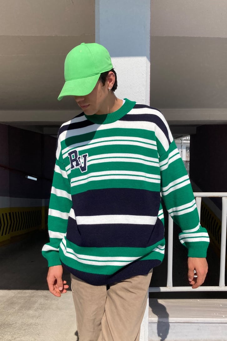Striped Oversize Sweater