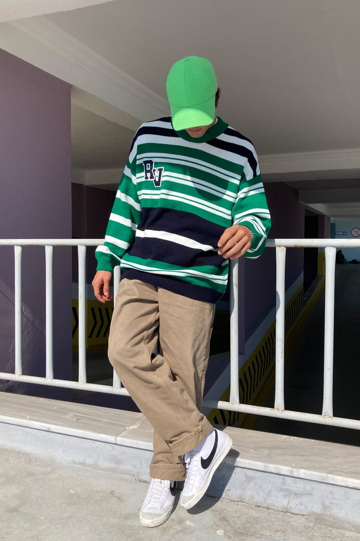 Striped Oversize Sweater