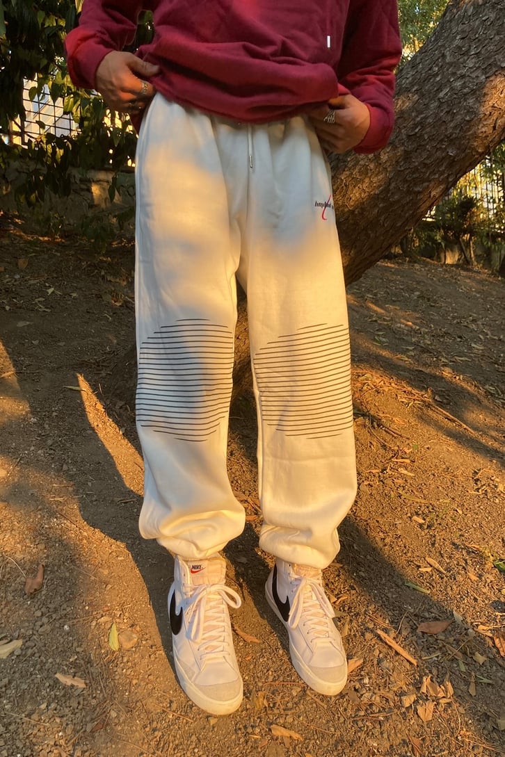 Striped Oversize Sweatpants