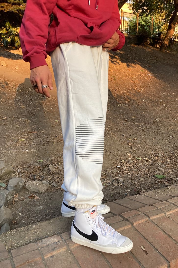 Striped Oversize Sweatpants