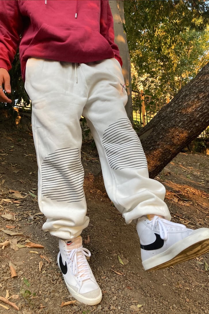 Striped Oversize Sweatpants
